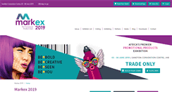 Desktop Screenshot of markex.co.za